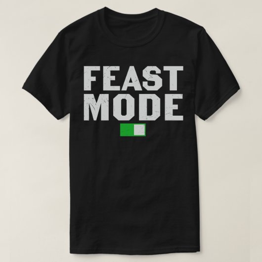 Feed Mode lustiges Erntedank Dinner Geschenk T-Shirt (Design vorne)