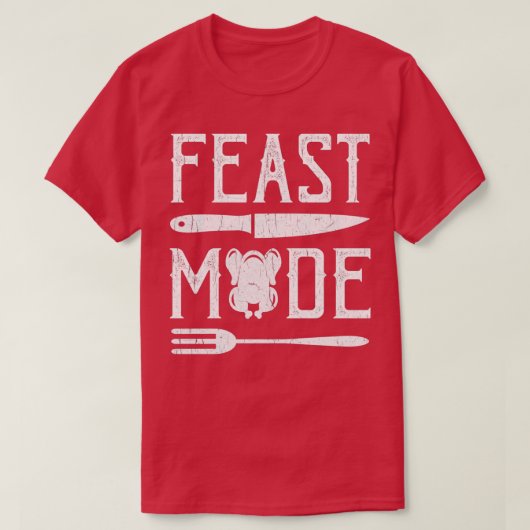 Feed Mode Türkei Retro Vintag T-Shirt (Design vorne)