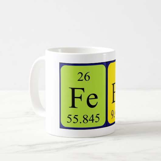 Feed Periodenname Tasse (Vorderseite Links)