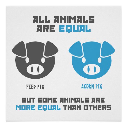 Feed Pig, Acorn  Poster (Vorderseite)