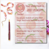 Feedback für die wichtigsten positiven Lehrer indi Notizblock