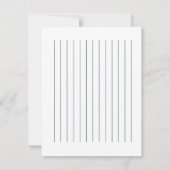 Feedback-Kommentar des Lehrers an den Schüler Mitteilungskarte (Rückseite)