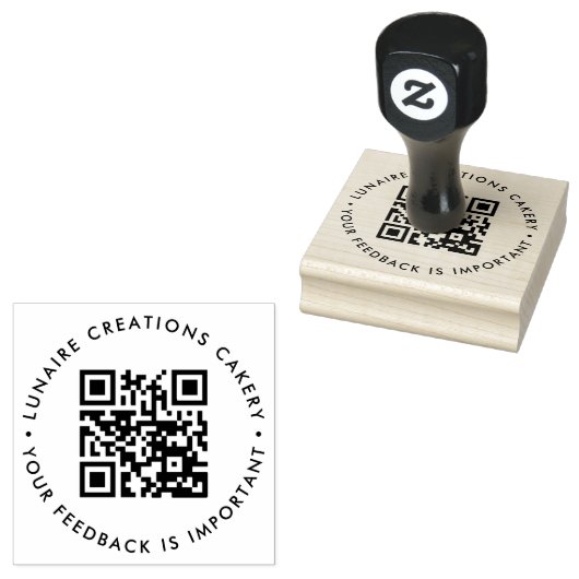 Feedback zum QR-Code Gummistempel (Stempel)