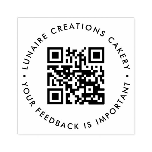 Feedback zum QR-Code Gummistempel (Prägung)