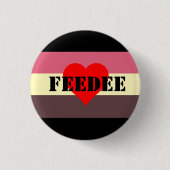 Feedist Stolz-Flagge Button Feedee (Vorderseite)