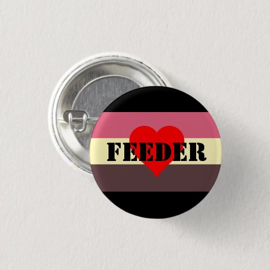 Feedist Stolz-Flaggen-Zufuhr-Button Button (Vorne & Hinten)