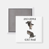 FeedTheCat Magnet (Vorderseite/Rückseite)
