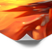 Feeis-Kaminkönigin leuchtend bunt Fantasie Poster (Ecke)