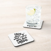 Feel Alive Untersetzer (Rechte Seite)