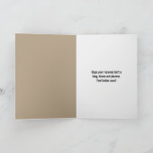 Feel Better Tired Giraffe Karte (Innenseite)