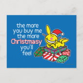 Feel Christmasy Feiertagspostkarte (Vorderseite)