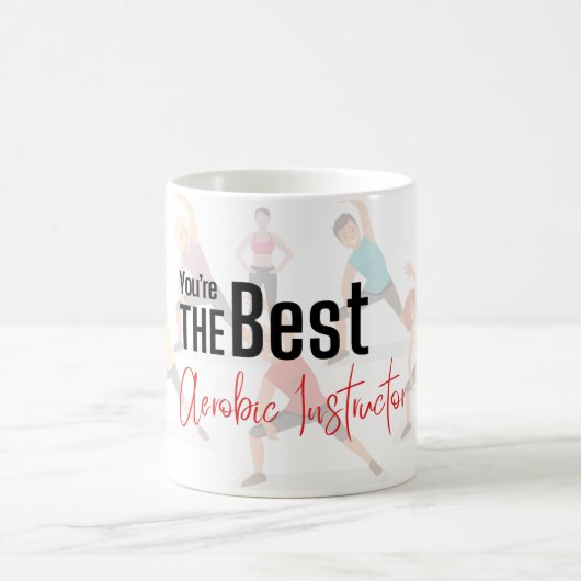 Feel Fantastic with the Best Aerobic mug Kaffeetasse (Mittel)