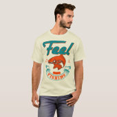Feel fishing Men's Basic T - Shirt (Vorne ganz)