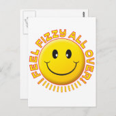 Feel Fizzy Postkarte (Vorne/Hinten)