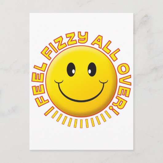 Feel Fizzy Postkarte (Vorderseite)