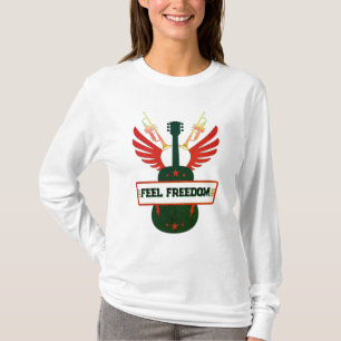 Feel Freedom Long Sleeve T-Shirt Freefit Unisex
