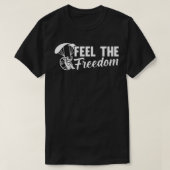 Feel Freedom Paramotor PPG Paramotoring Flying Par T-Shirt (Design vorne)