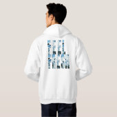 FEEL FRESH Männer T-Shirt Hoodie (Schwarz voll)