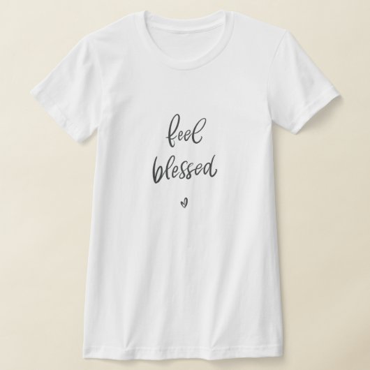 Feel Gesegnete Shirts | Kalligrafischer Kostenvora (Ablage )