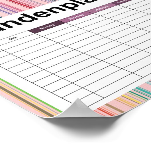 Feel Good allpatone EAN Poster (Ecke)