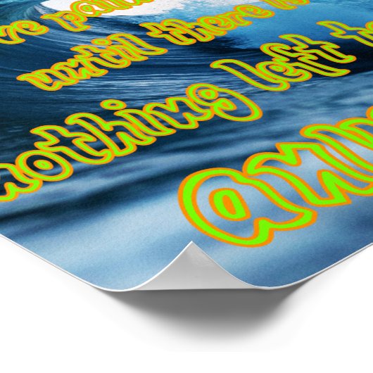 feel it but don let it consume you poster (Ecke)