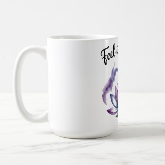 Feel It to Heal It Blooming Waterdrop Mug Kaffeetasse (Links)