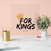 feel like a king acrylschild (Hochzeit)