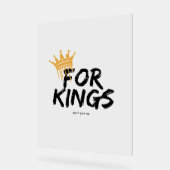 feel like a king acrylschild (Winkel)