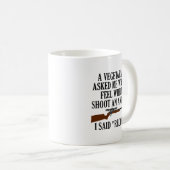 Feel Recoil Funny Junting Mug Kaffeetasse (VorderseiteRechts)