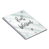 Feel segelt Notebook | Blaugrünes Zitat Notizblock (Rechte Seite)