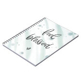 Feel segelt Notebook | Blaugrünes Zitat Notizblock (Linke Seite)