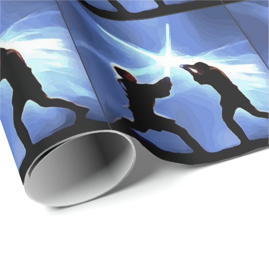 Feel the Force Geschenkpapier (Rolleneckpunkt)