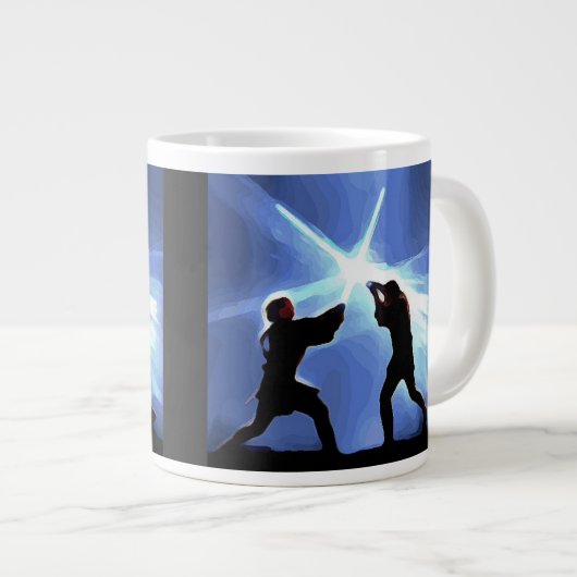 Feel the Force Jumbo-Tasse (Vorderseite Rechts)