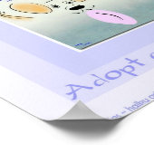 Feel the Joy - Adoptier a Best Friend Poster (Ecke)