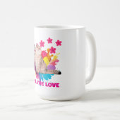 Feel the Love Beautiful Design Kaffeetasse (VorderseiteRechts)
