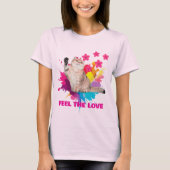 FEEL THE LOVE TRENDY T-SHIRT ADVcreators ARTICLE80 (Vorderseite)