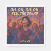 Feel the Sound - Serviette (Vorderseite)