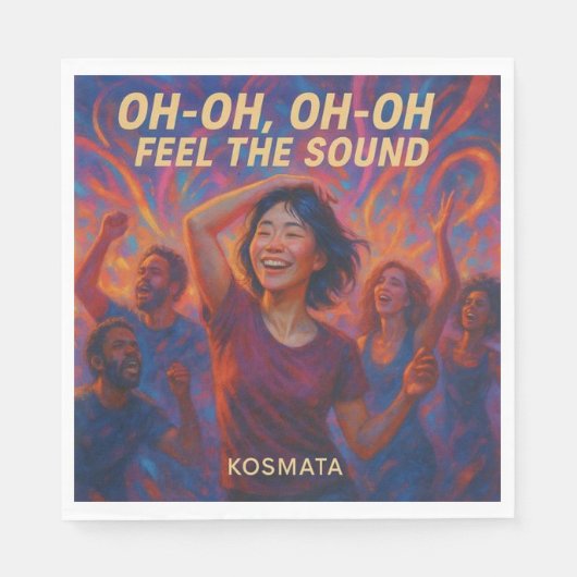 Feel the Sound - Serviette (Vorderseite)