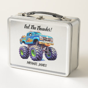 Feel the Thunder Monster Truck Metall Brotdose