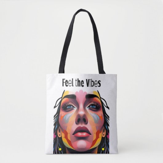 Feel the Vibes Tasche (Vorderseite)
