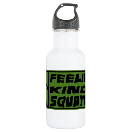 Feelin ein bisschen Squatchy Trinkflasche (Vorderseite)