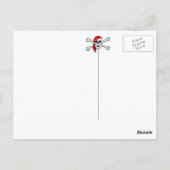 Feelin' ein kleiner, outerbanxious Pirate OBX NC B Postkarte (Rückseite)