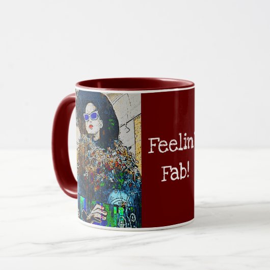 Feelin' Fab Tasse (Vorderseite Links)