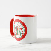 Feelin feierliche Urlaubssaison Tasse (Vorderseite Links)