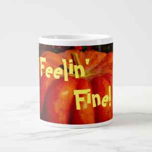 Feelin' Fine Pumpkins auf einem Jumbo-Tasse