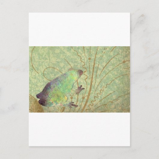 Feelin' Froggy Postkarte (Vorderseite)