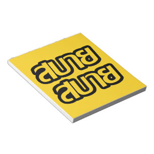 Feelin "Good"-Hersteller Sabai Sabai in thailändis Notizblock