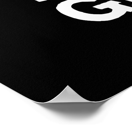 Feelin Grape Funny Frucht Pun Dark BG Poster (Ecke)