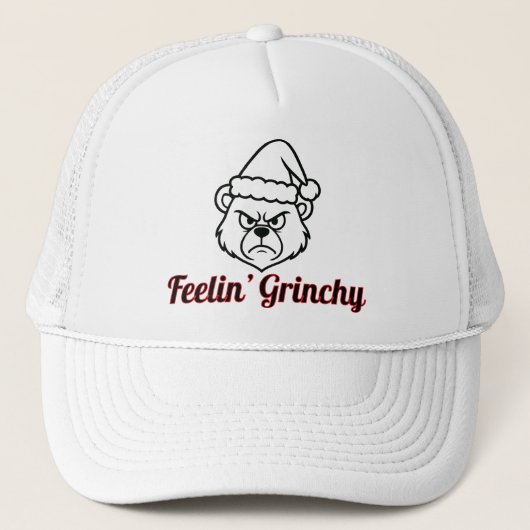 Feelin Grinchy Truckerkappe (Vorderseite)