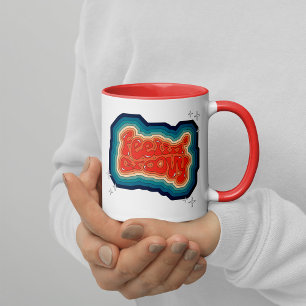 Feelin' Groovy - 70er styl Tasse